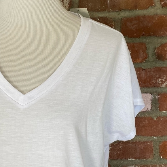 Sweaty Betty NWT Boyfriend V Neck Workout Tee White Gym T Shirt Size small - Picture 6 of 12